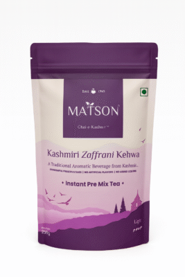 Matson Kashmiri Zaffrani Kahwa Tea  Zipper Pouch 250gm | Pre mix