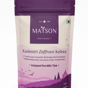 Matson Kashmiri Zaffrani Kahwa Tea  Zipper Pouch 250gm | Pre mix